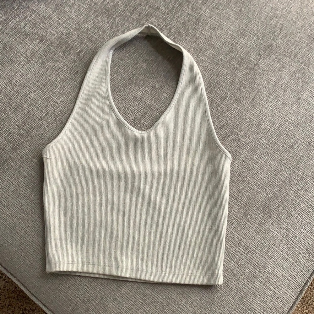 Top shop gray halter